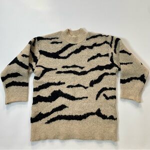 UO Oversized Printed Sweater